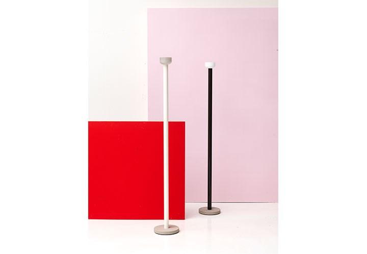 LED glass and aluminium floor lamp | Bellhop Floor by Flos