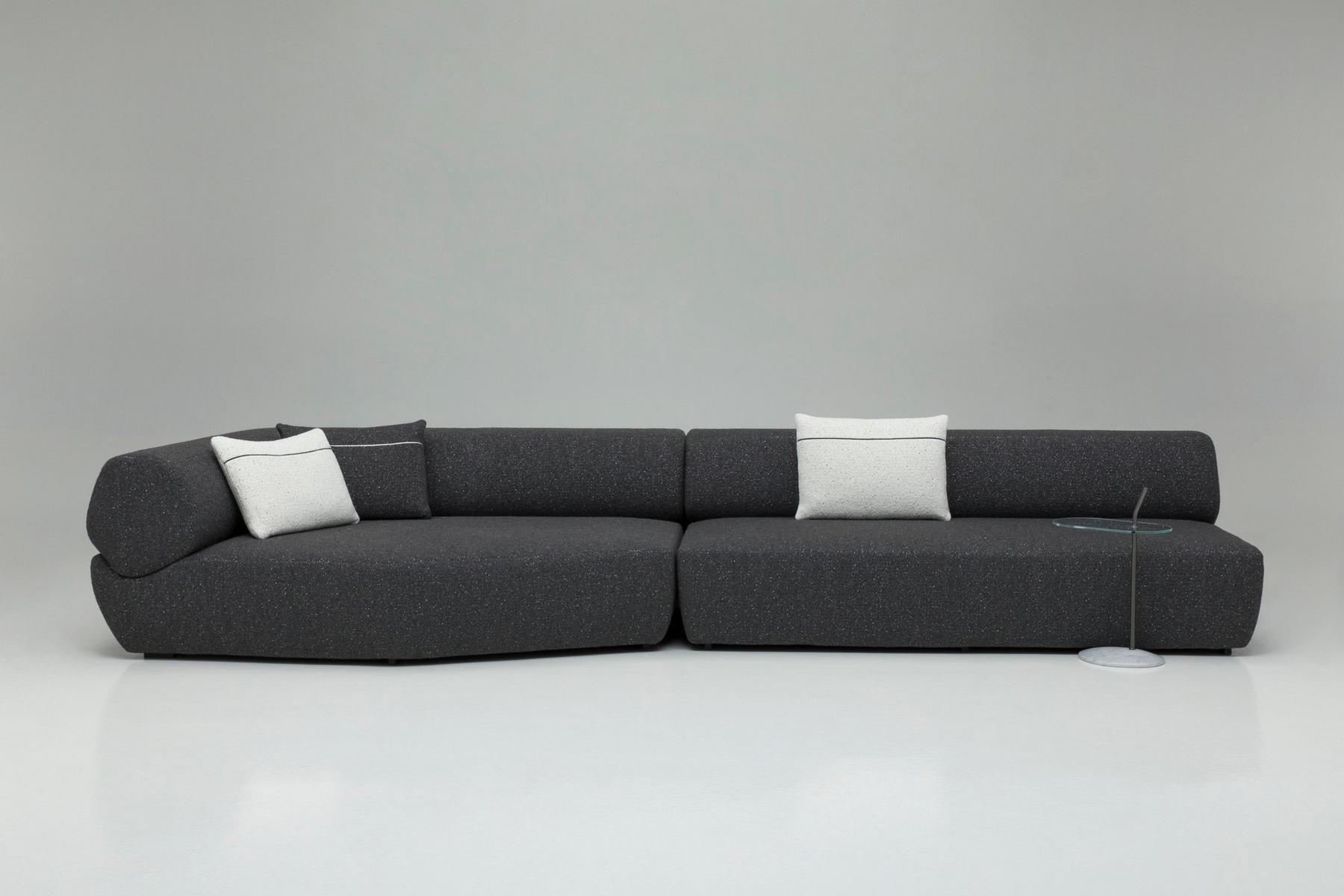 Sectional fabric sofa | Naviglio by B&B Italia