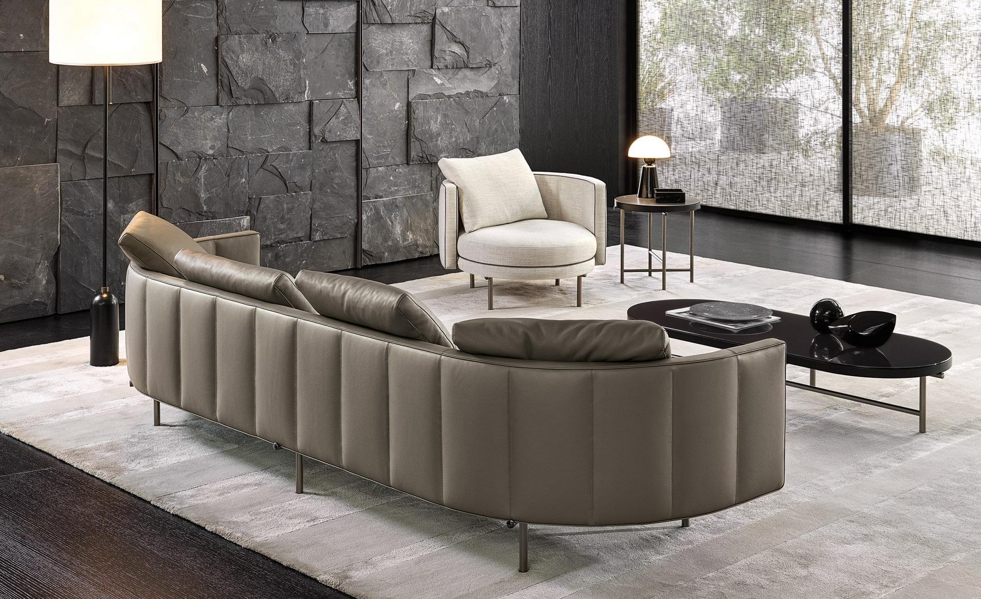 Armchair with armrests | Torii by Minotti