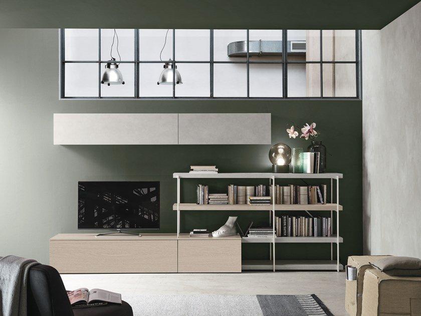Sectional storage wall | Unit A113 by Tomasella