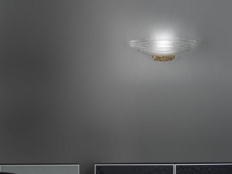 Glass wall light | Torcello Ap by Vistosi