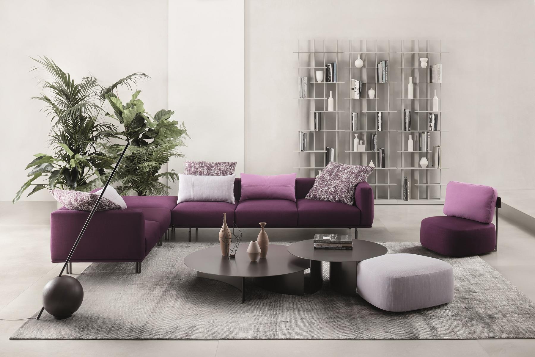 Sectional modular sofa | Binario by Flou