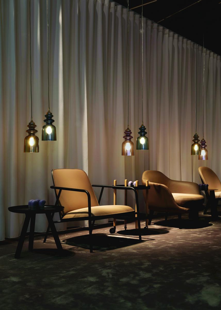 Blown glass pendant lamp | Messalina by Contardi