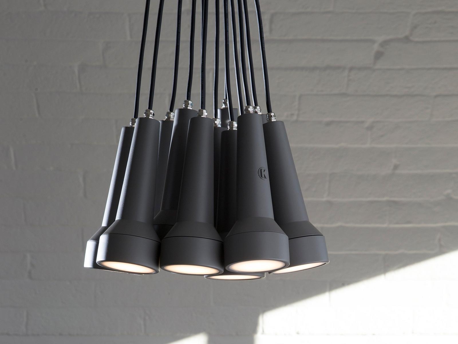 Direct light technopolymer pendant lamp | Torcia by Karman