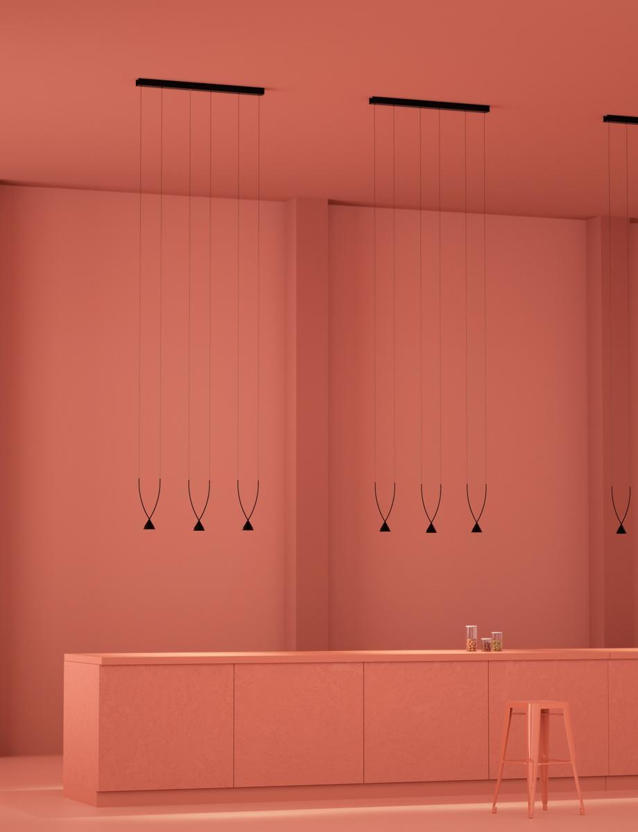 Nylon® recycled glass pendant lamp | Jewel by Axolight