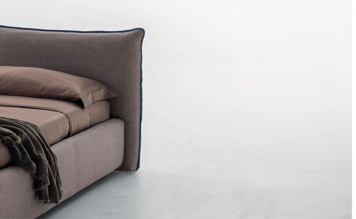 Upholstered fabric double bed | Joy by Tonin Casa