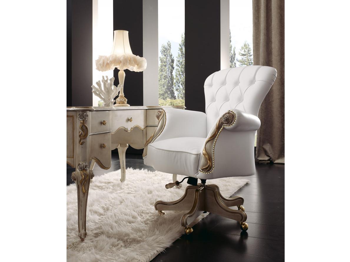 Tufted swivel armchair with armrests | Boltero by Volpi