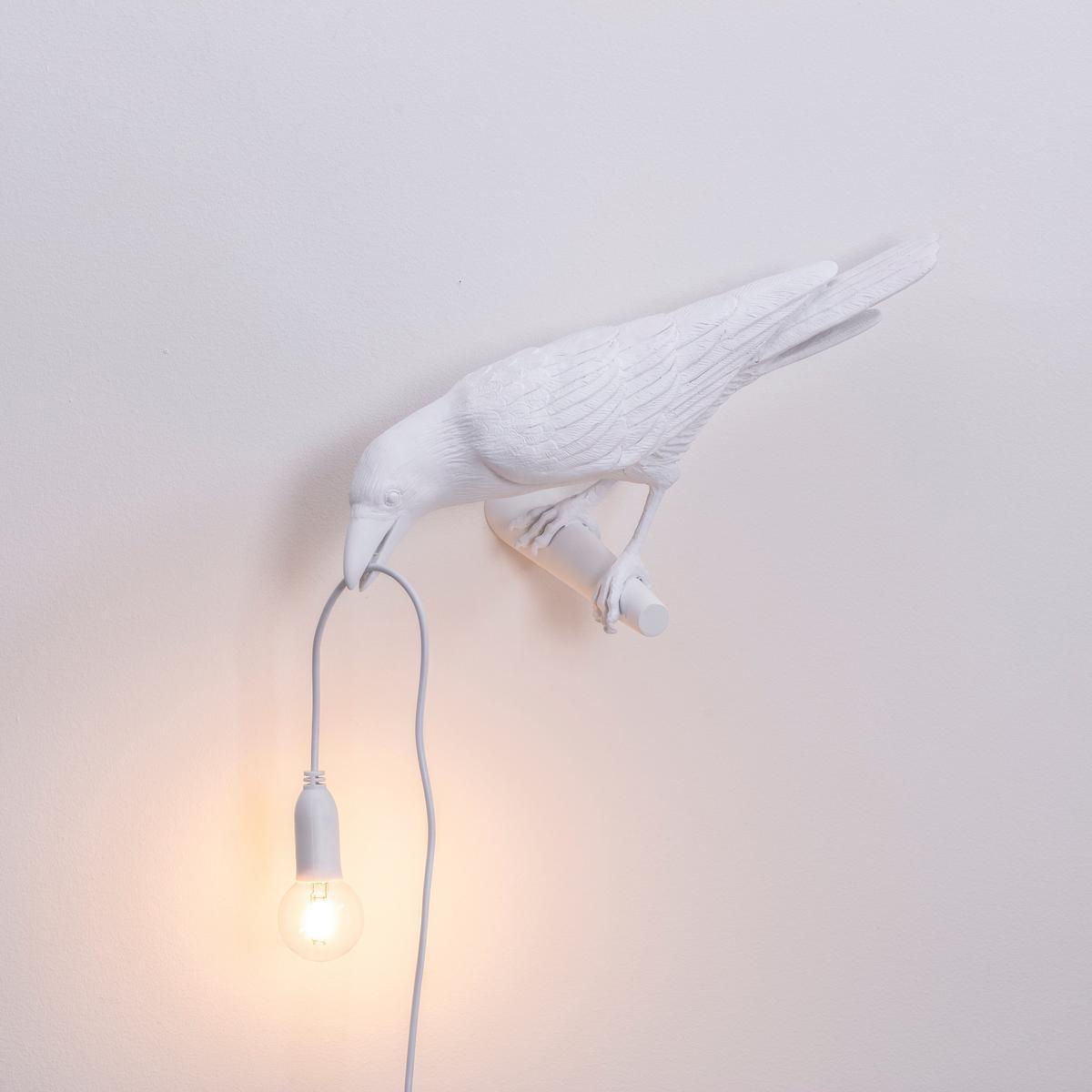 LED resin wall lamp | Bird Lamp Looking Left/right by Seletti