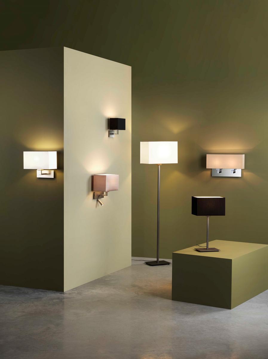 Wall lamp in steel and fabric | Park Lane by Astro lighting