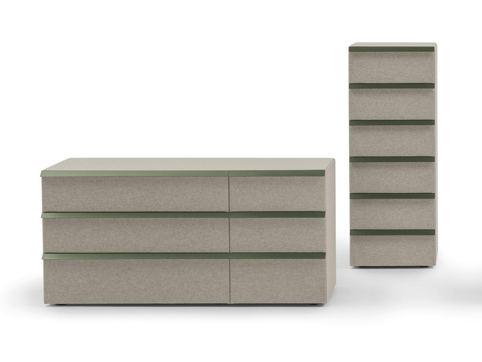 Wooden and fabric storage system | Oikos by Bolzan letti