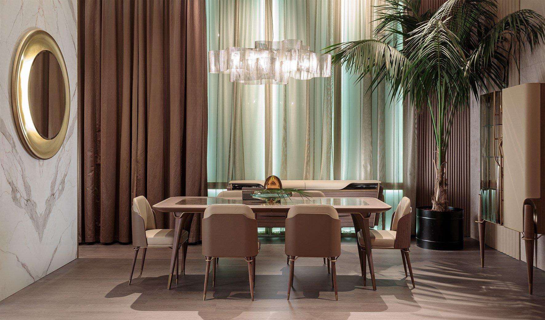 Rectangular table | Melting Light by Turri