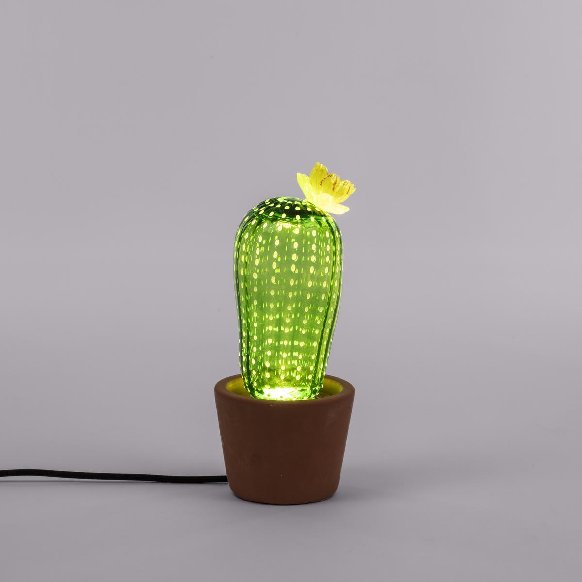 Blown glass table lamp / floor lamp | Cactus Sunrise by Seletti
