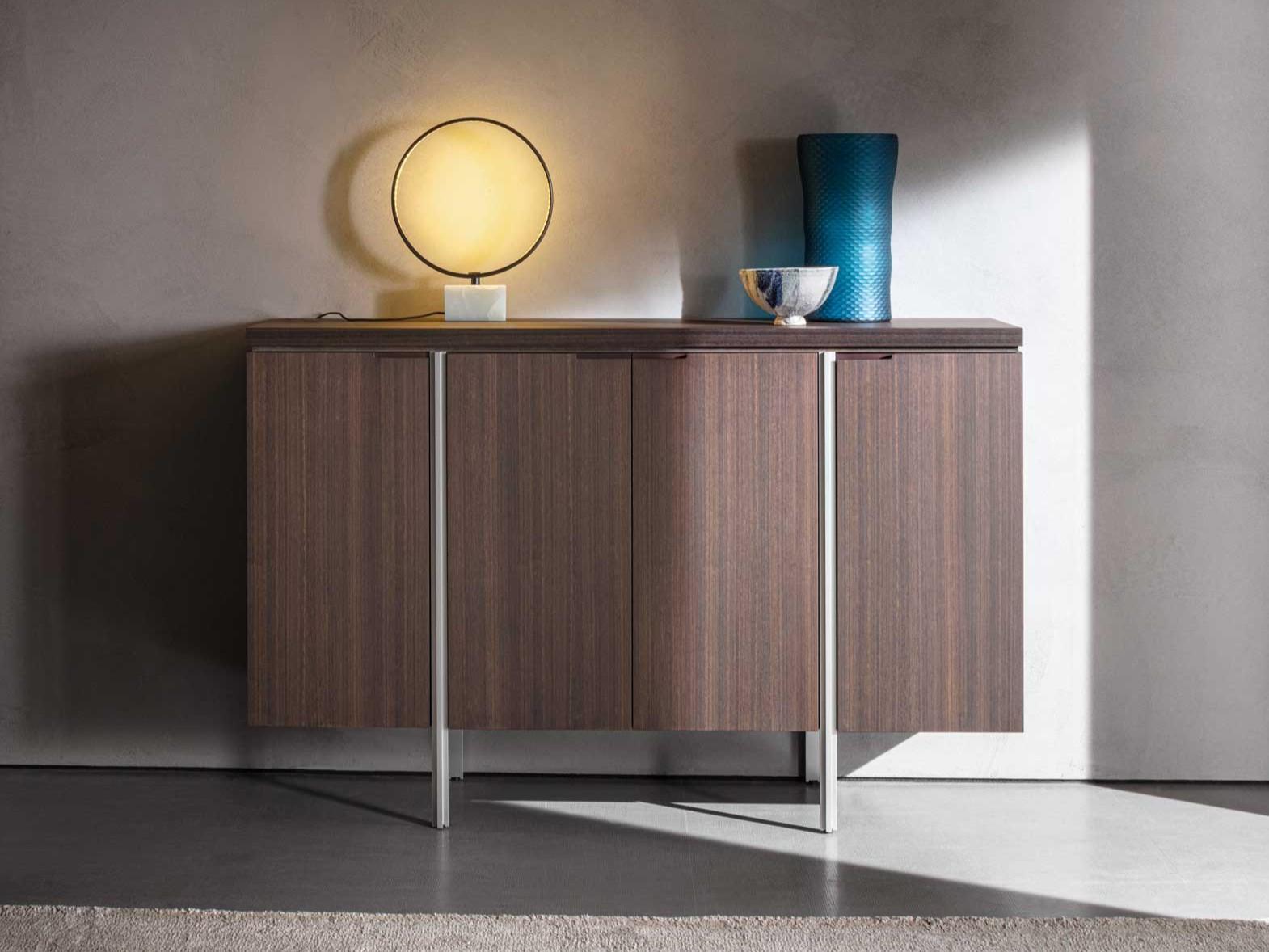 Wooden sideboard with doors | Irving by Molteni
