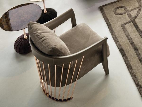 Fabric armchair | Dorothy by Longhi