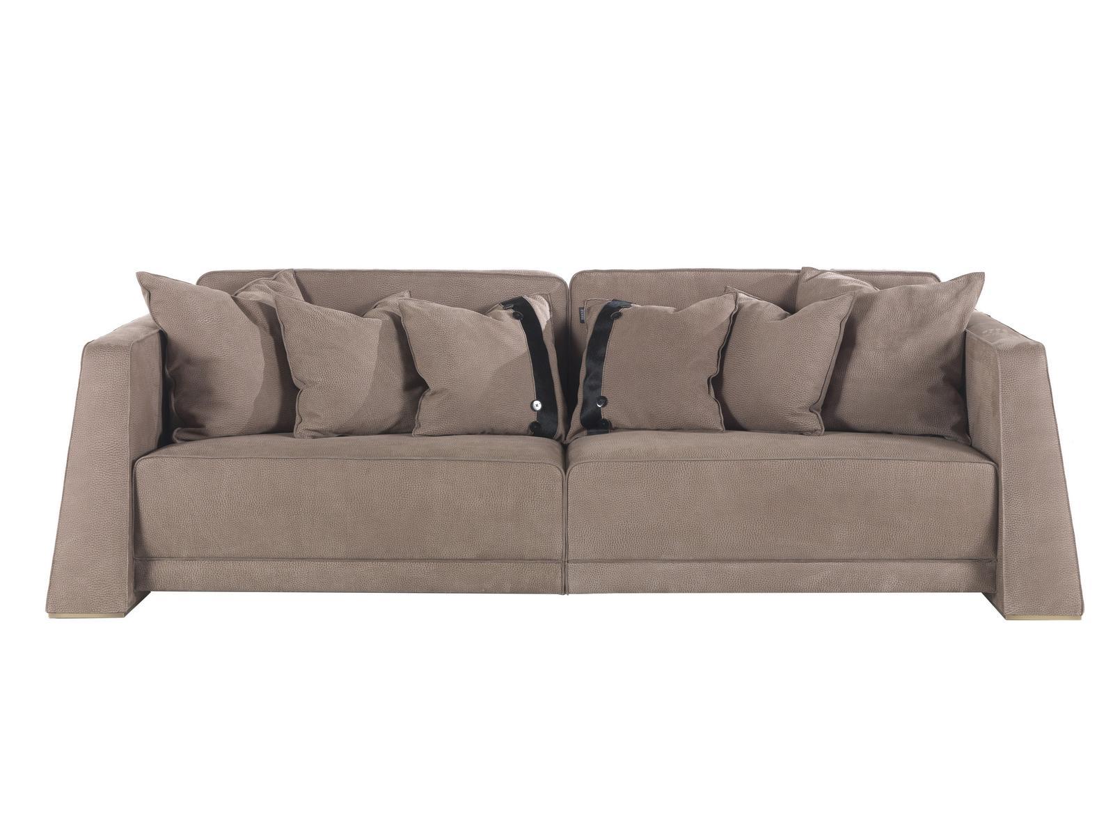 3 seater leather sofa | Kilt by Gianfranco Ferre Home