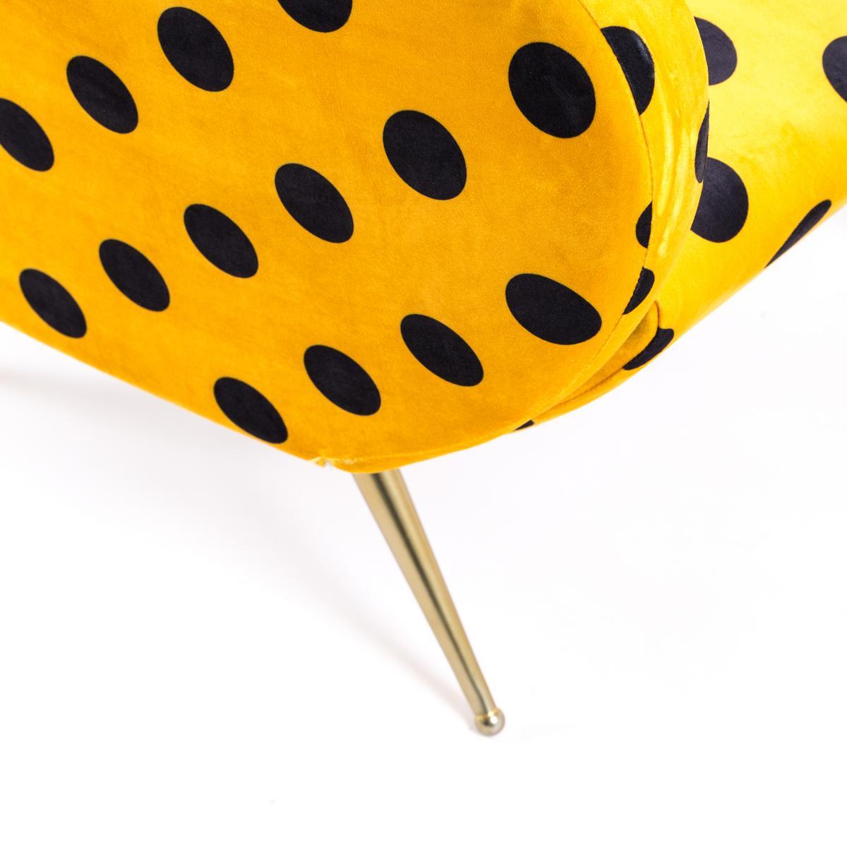 Fabric armchair with armrests | Shit by Seletti