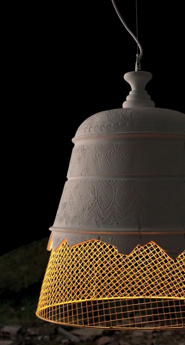 Plaster pendant lamp | Domenica by Karman