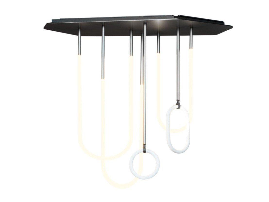 Direct light glass ceiling lamp | Say Yes by Baxter