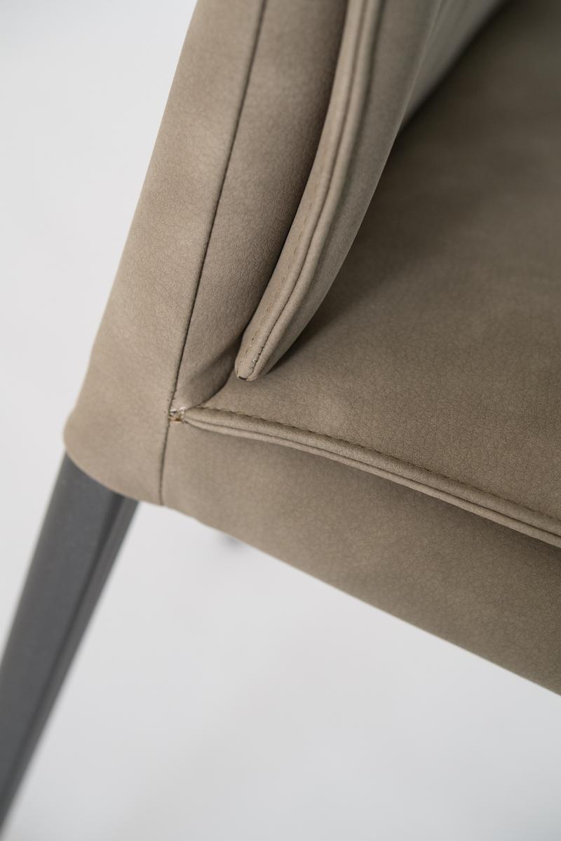 High-back Eco-leather chair | Mavi by Riflessi
