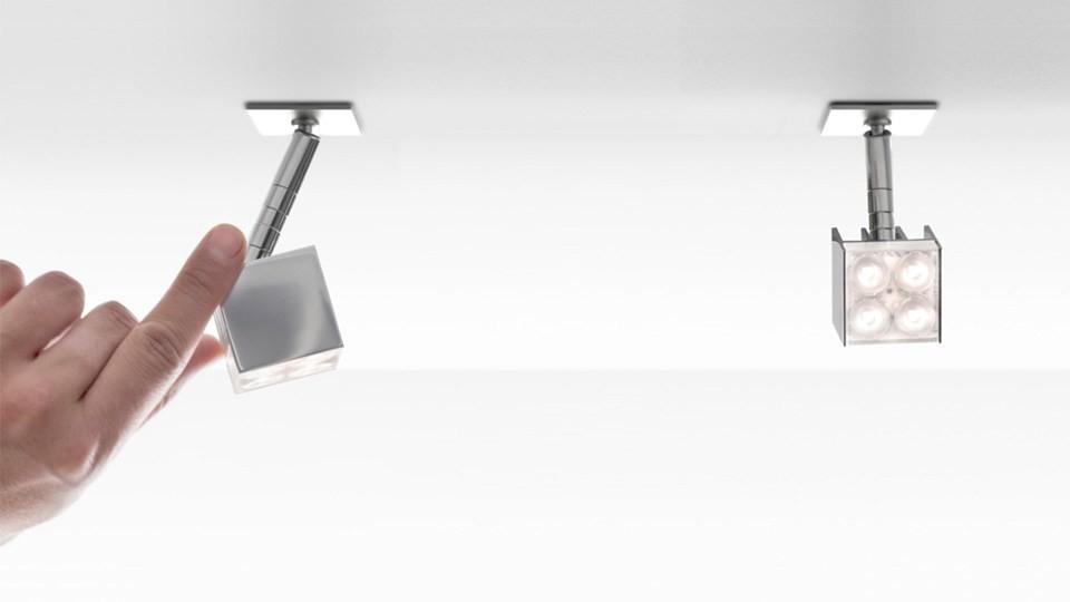 LED adjustable ceiling spotlight | 37 Cube by Artemide