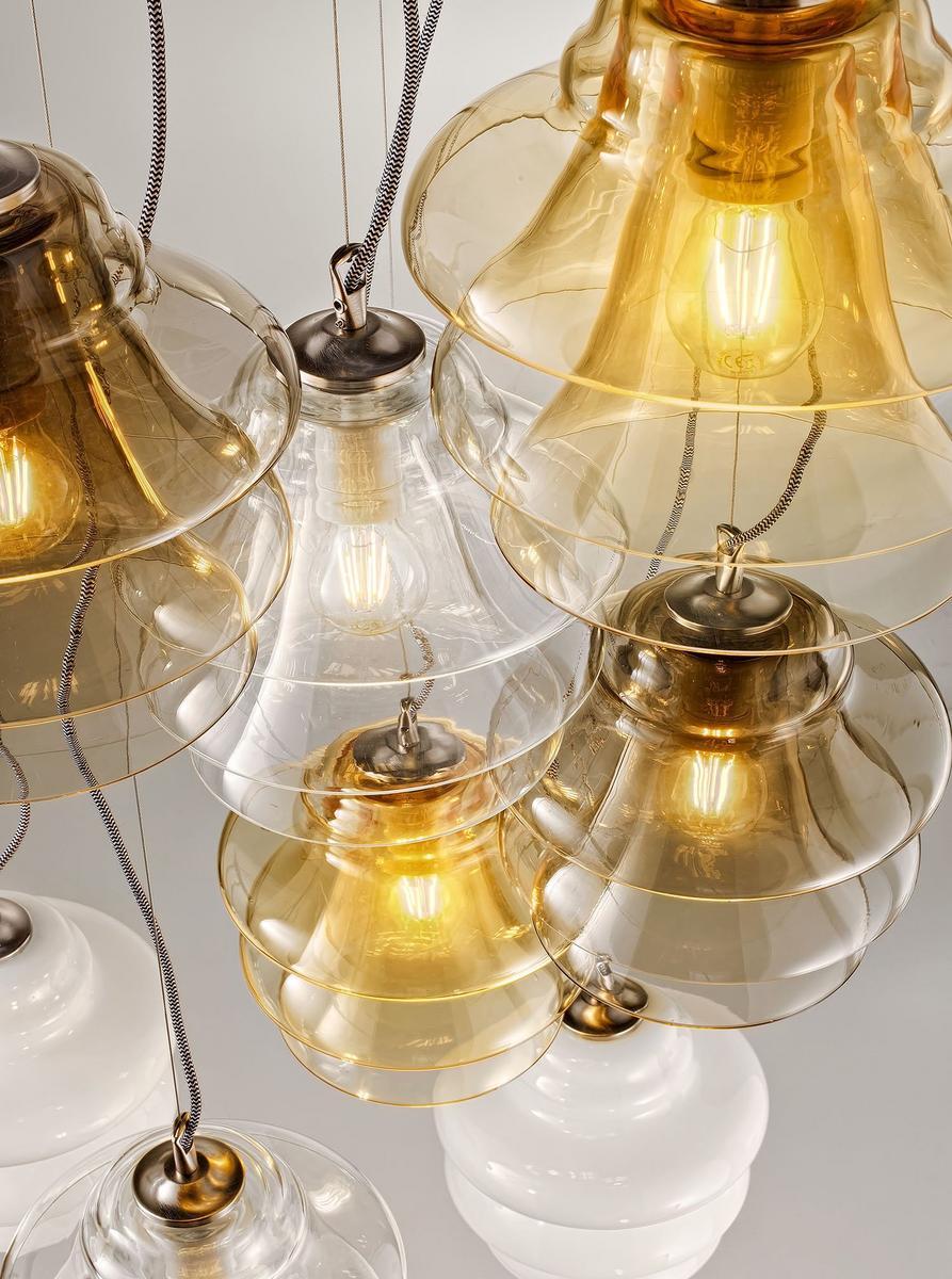 LED glass pendant lamp | Cicare by Olev