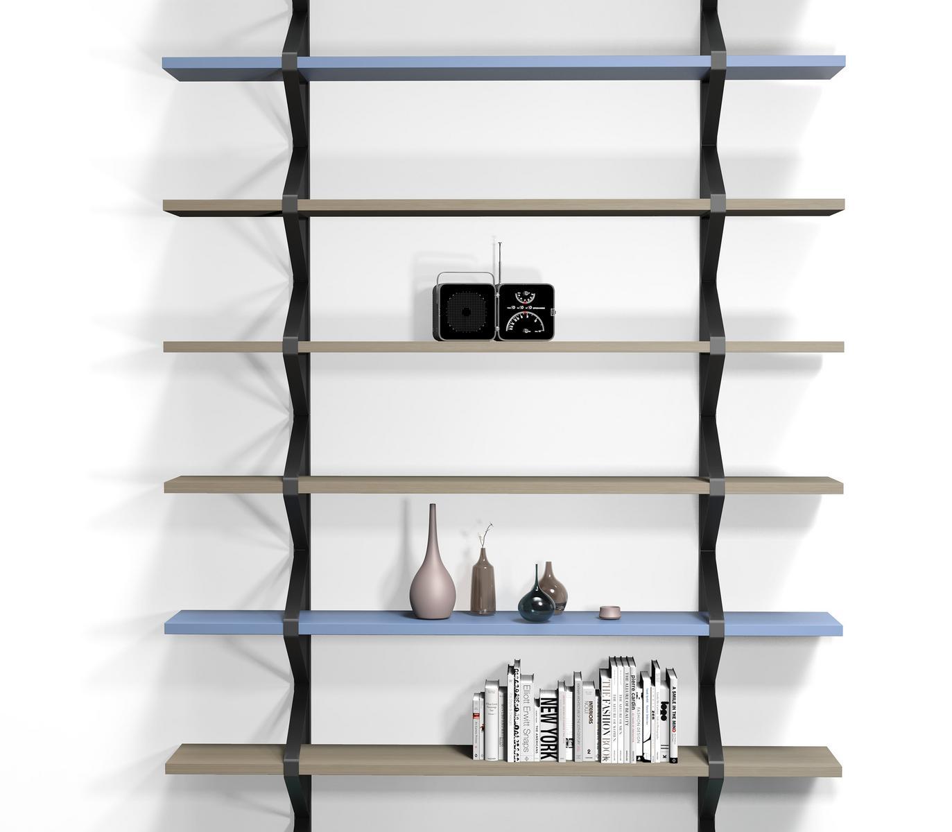 Open floating bookcase | Brooklyn by Calligaris