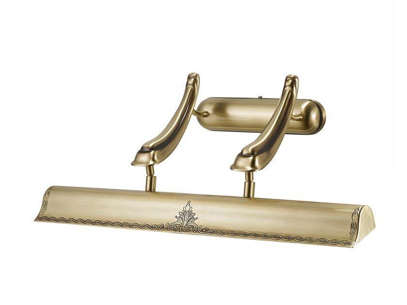 Antique brass picture light | Herriet 3055/a3 by Possoni Illuminazione
