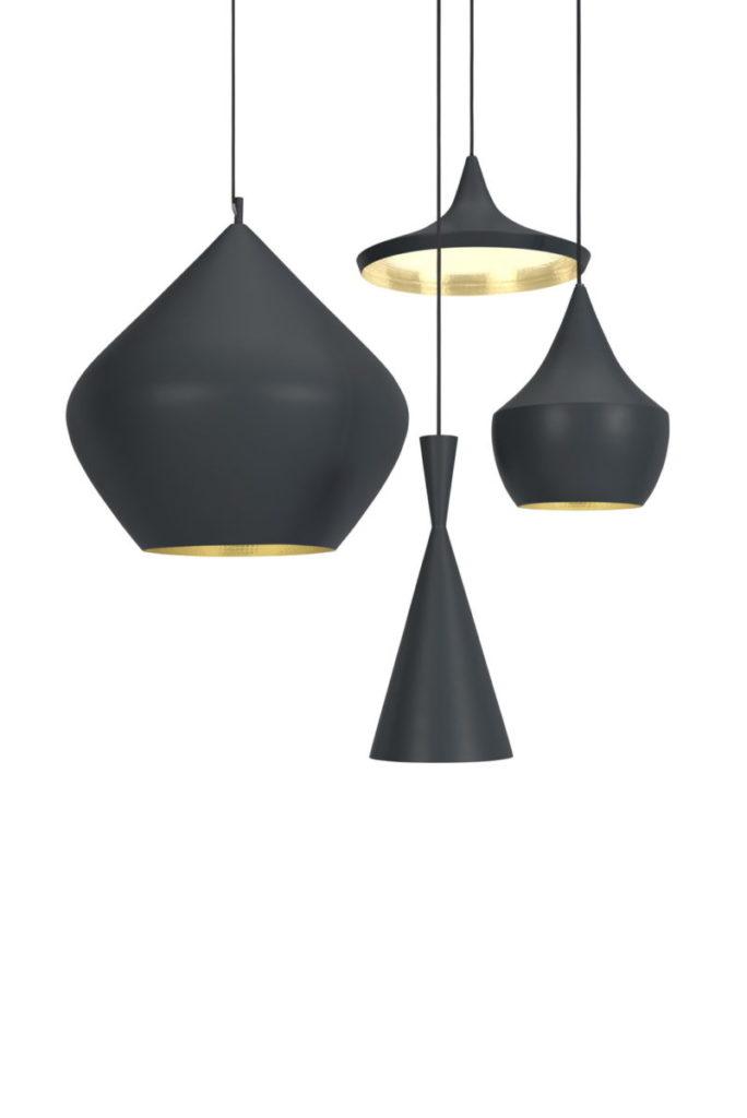 Metal pendant lamp in a contemporary style | Beat by Tom Dixon
