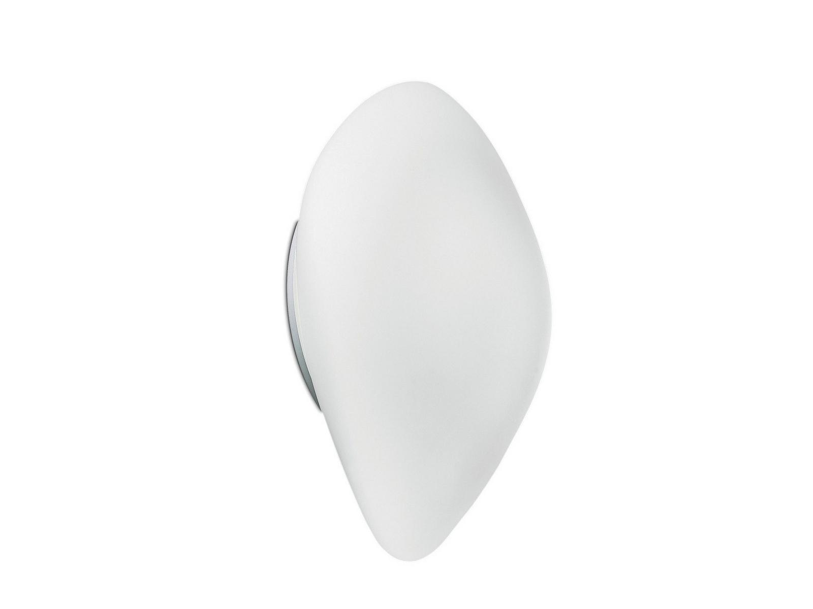 Blown glass wall lamp / ceiling lamp | Stone P-pl by Leucos