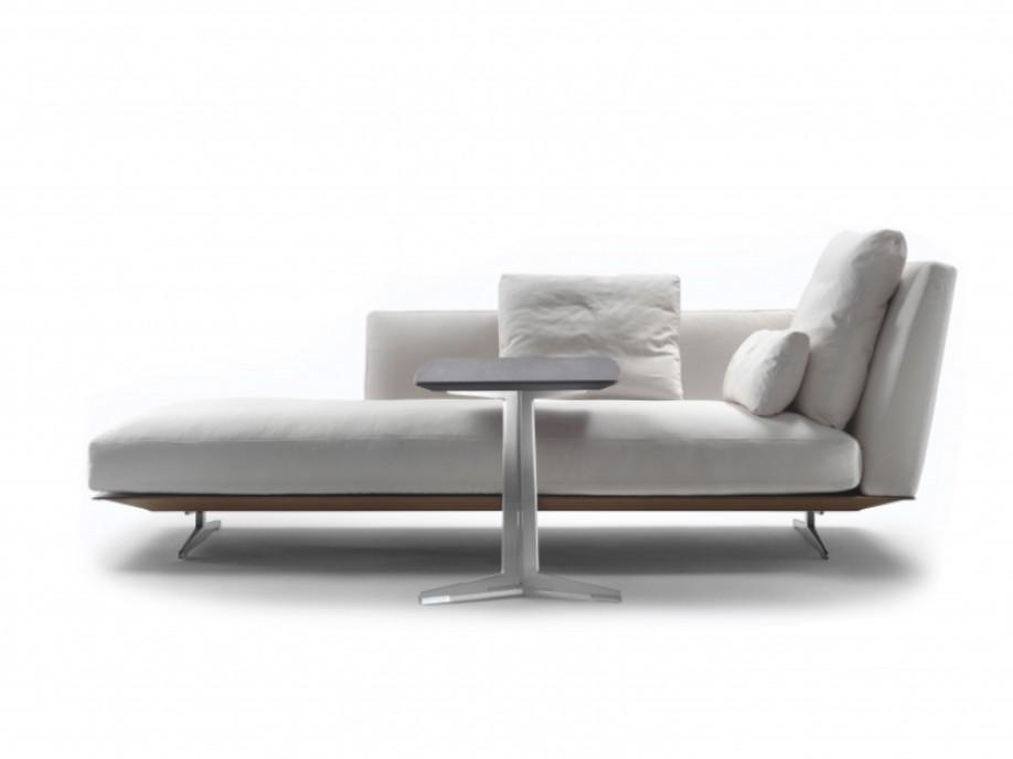 Fabric day bed with removable cover | Evergreen by Flexform