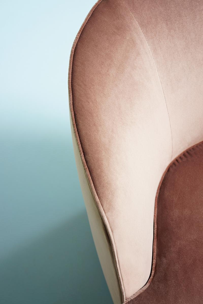 Upholstered fabric armchair | Felix by Lema