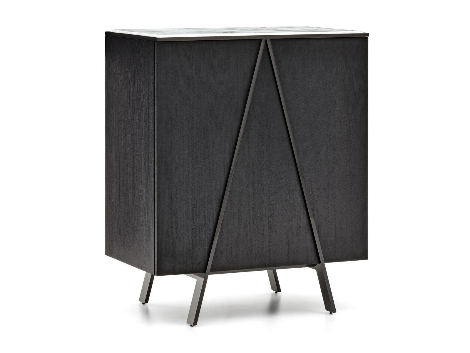 Wooden sideboard | Easel by Minotti