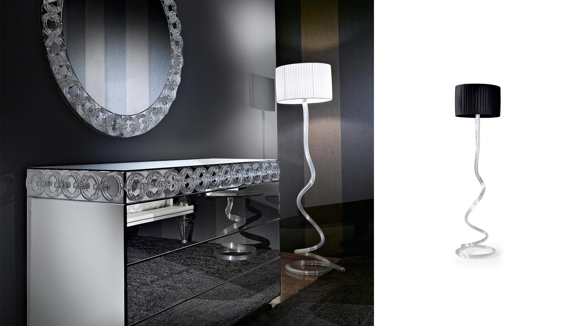 LED fabric floor lamp | Ghibli by Reflex