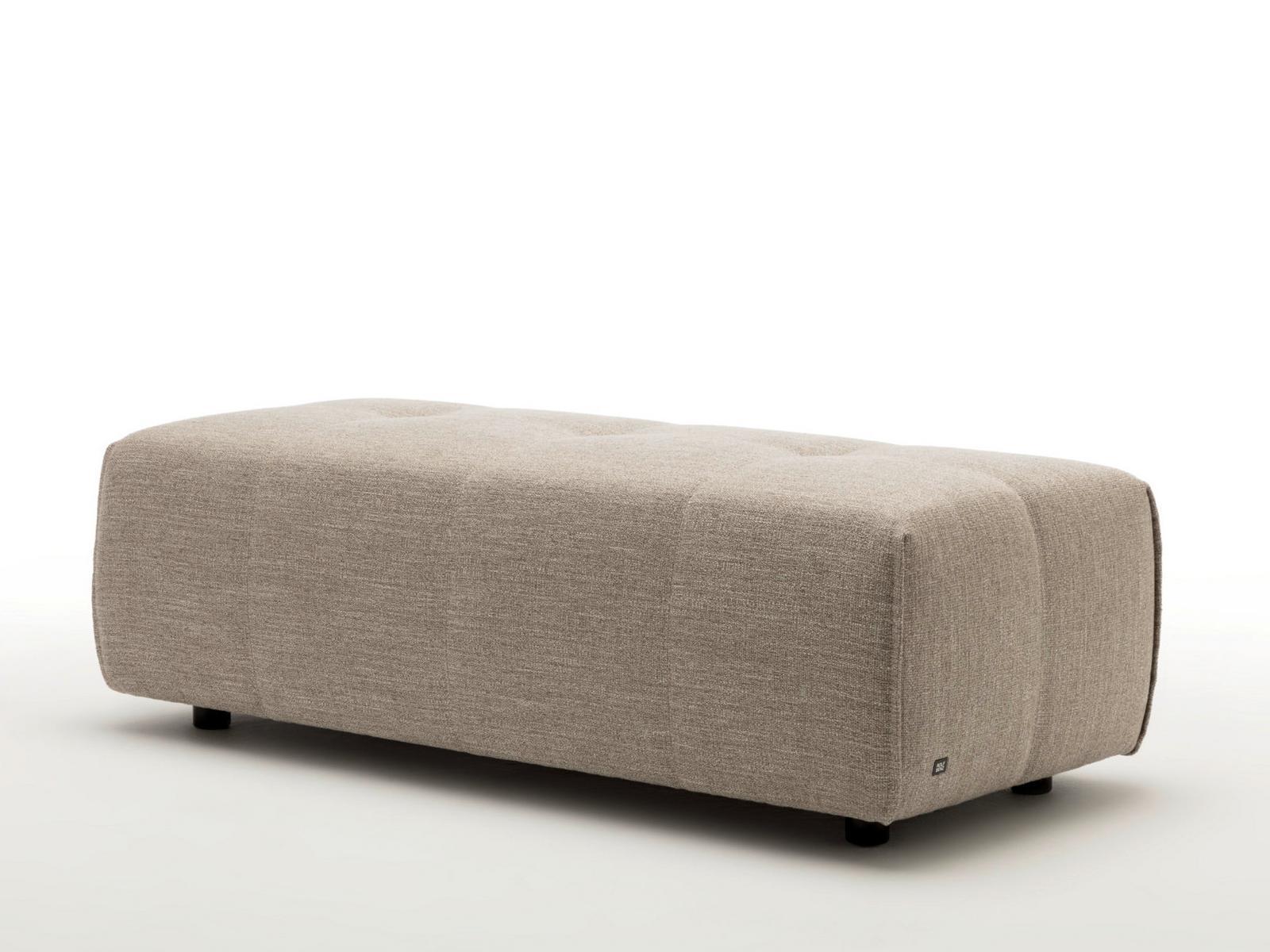 Rectangular fabric pouf bed | 905 by Rolf Benz