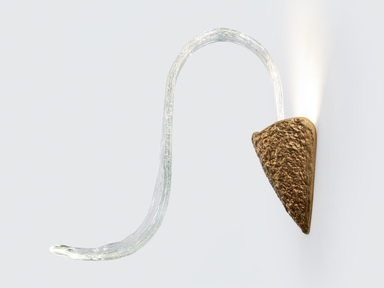 LED handmade bronze wall lamp | Icarus Ap1454/3 by Serip