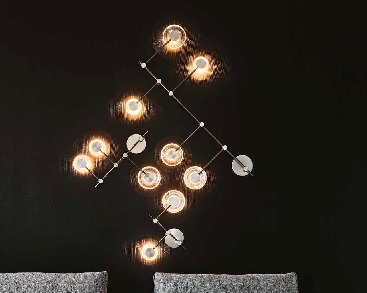 Modular glass ceiling lamp | Circuit by Cattelan Italia