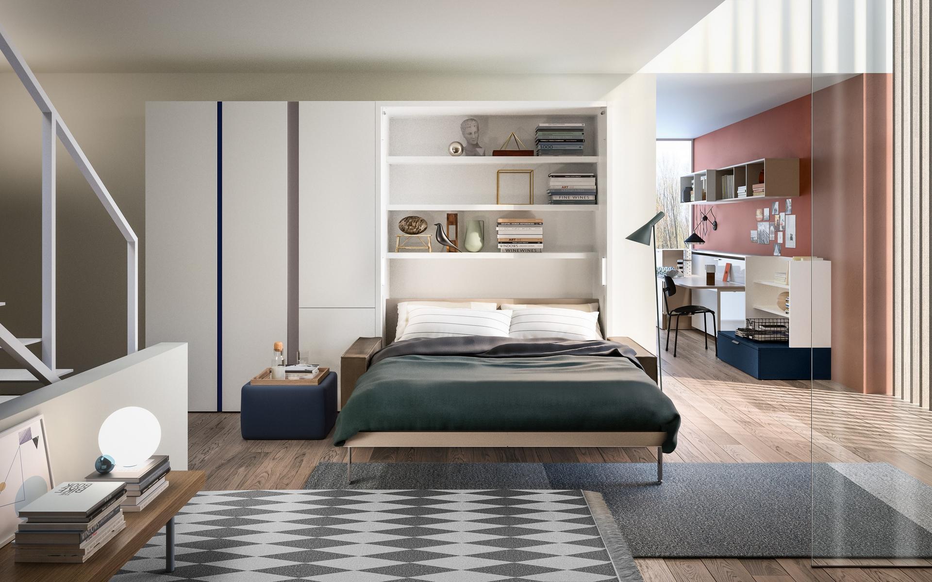 Pull-down double bed | Penelope Sofa by CLEI