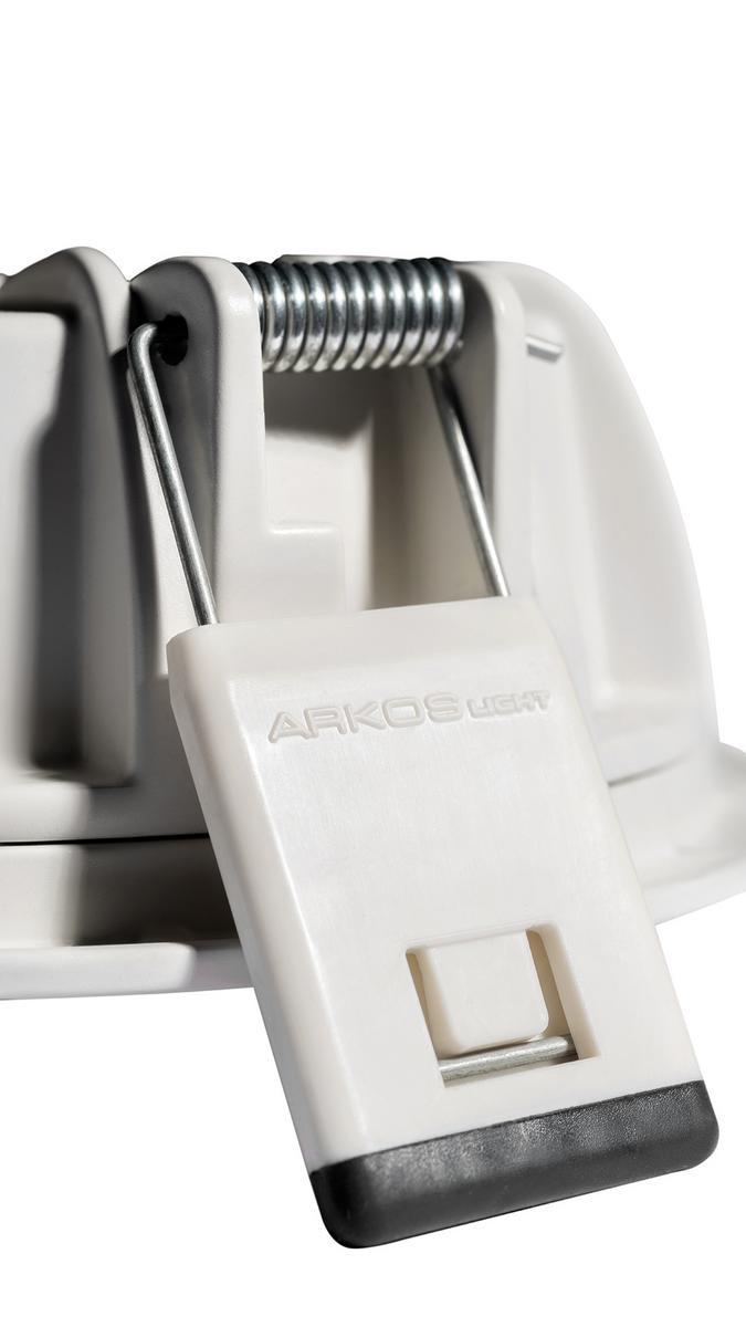 LED recessed aluminium ceiling lamp |  by Arkoslight