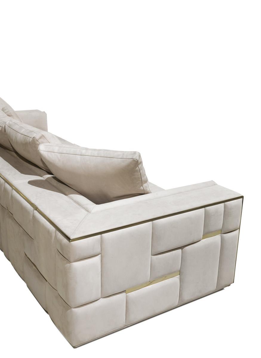 Sectional leather sofa | Babylon by Visionnair