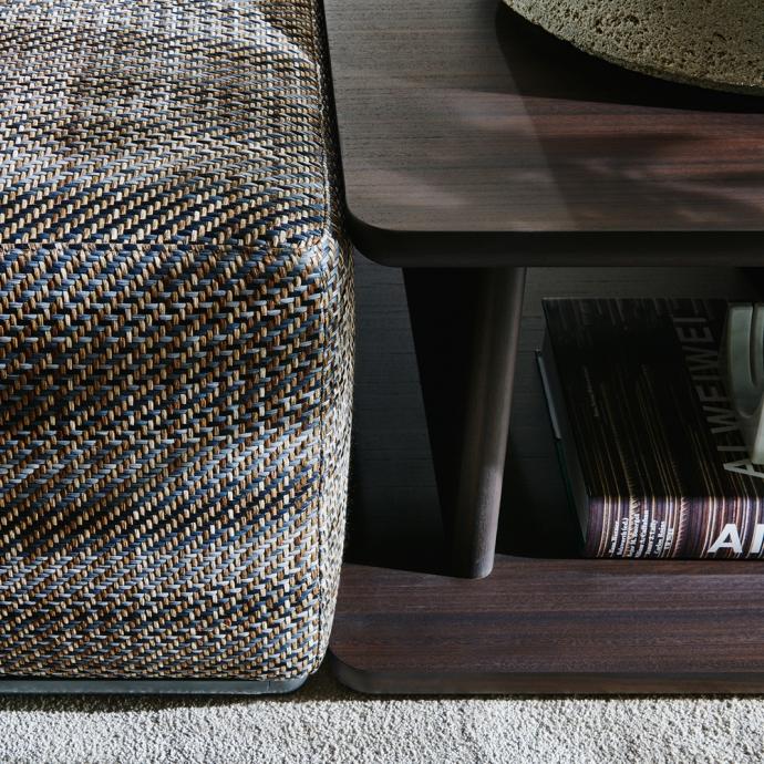 Sectional fabric sofa | Albert by Molteni