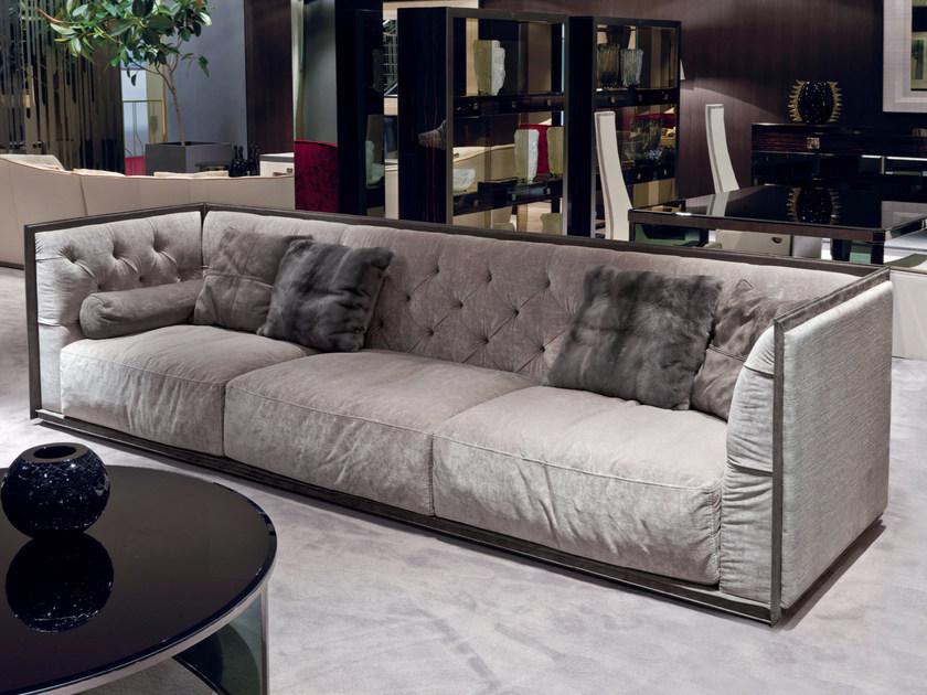 Sectional nabuk sofa | Napoleon by Longhi