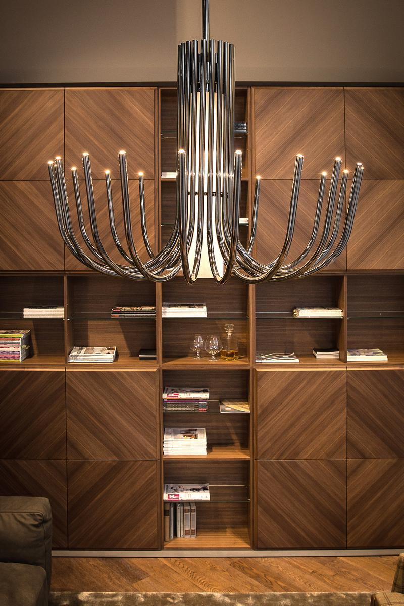 LED metal chandelier | Stardust Large by Contardi