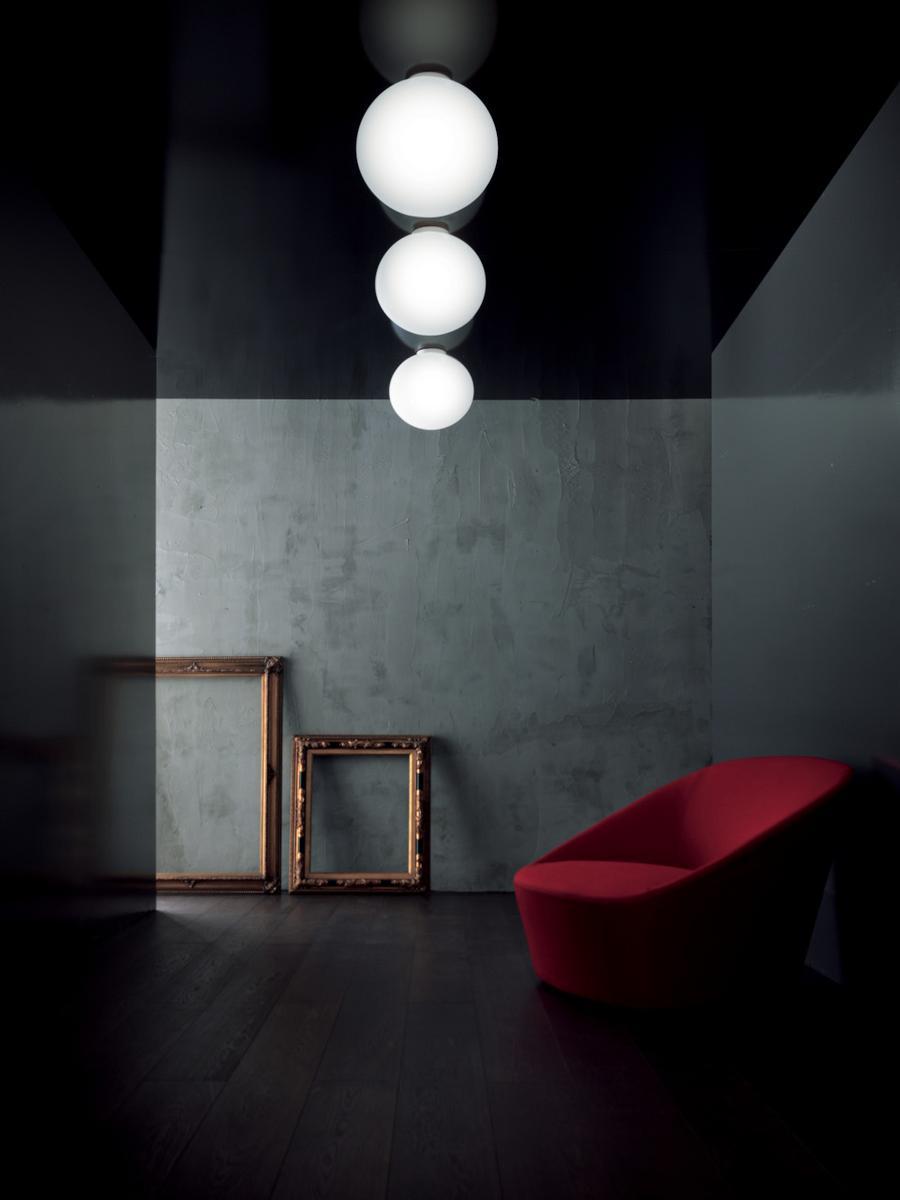 Blown glass ceiling light | Sphera Pl29 by Leucos