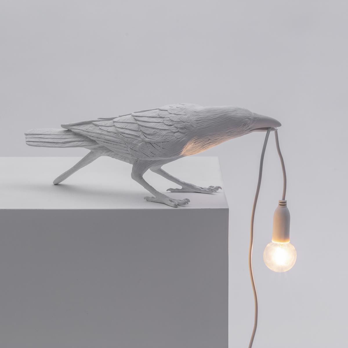 LED resin table lamp | Bird Lamp Playing by Seletti