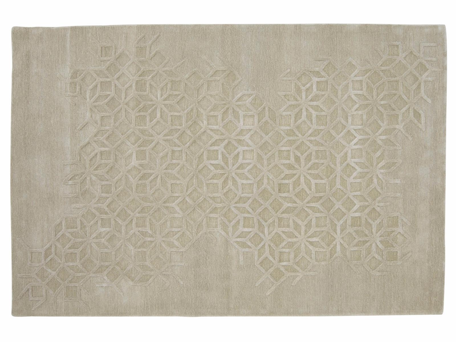 Rectangular wool rug with geometric shapes | Shazia by Ligne Roset