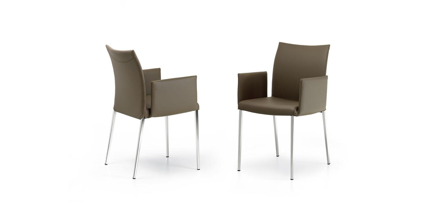Leather chair | Anna by Cattelan Italia