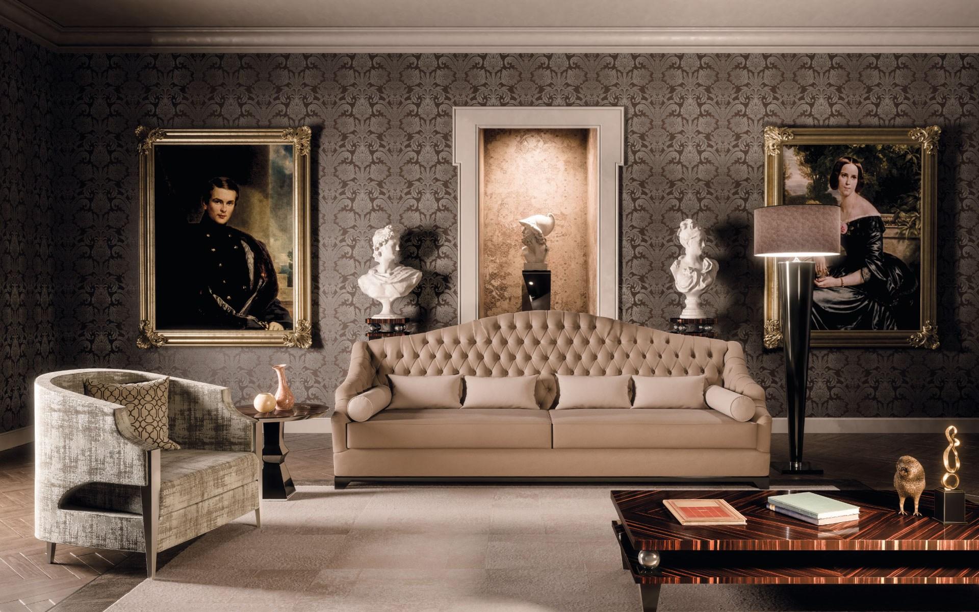 Wooden floor lamp | Kono by Capital Collection