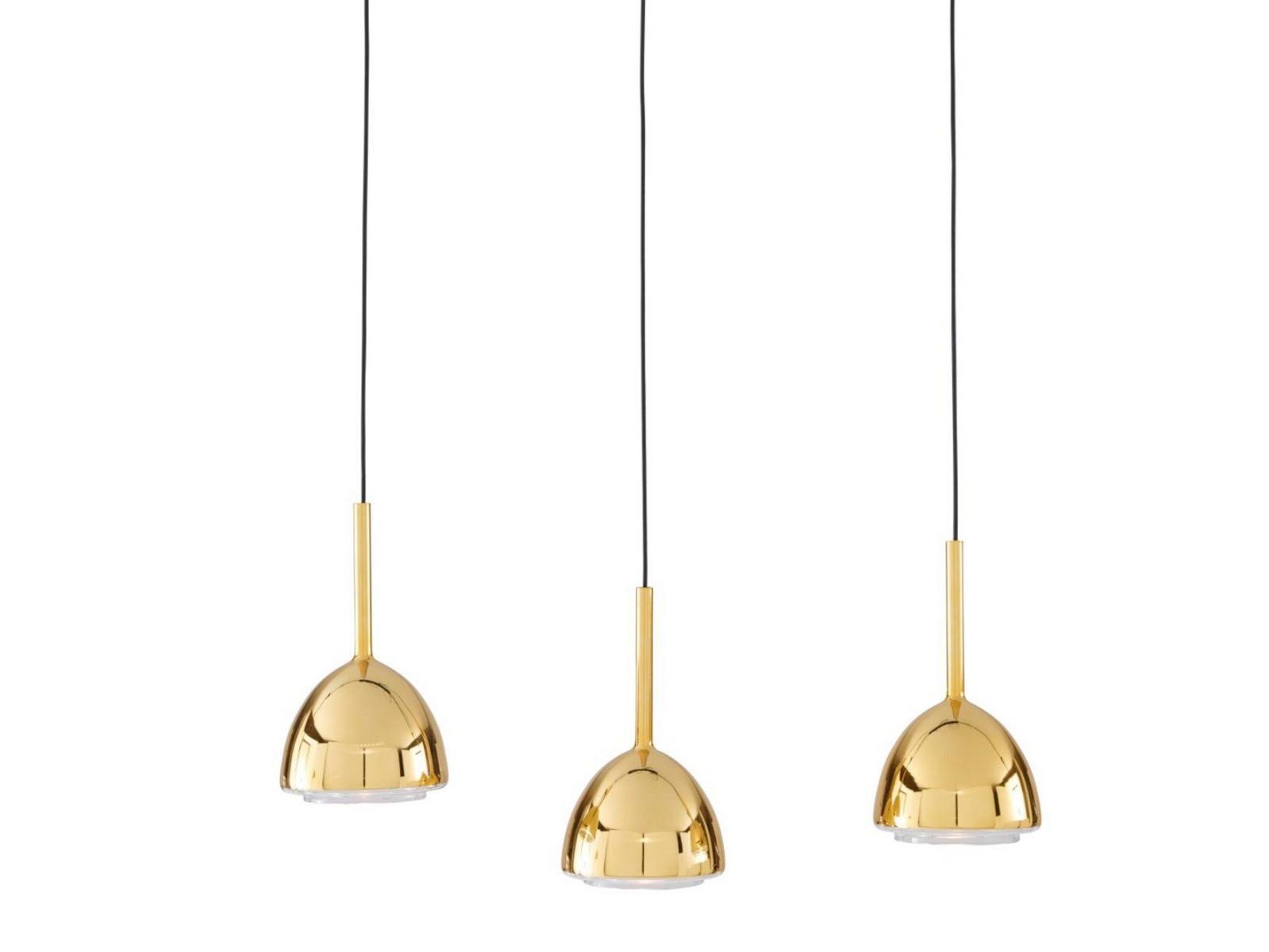 LED brass pendant lamp | Brass Bell by Ligne Roset