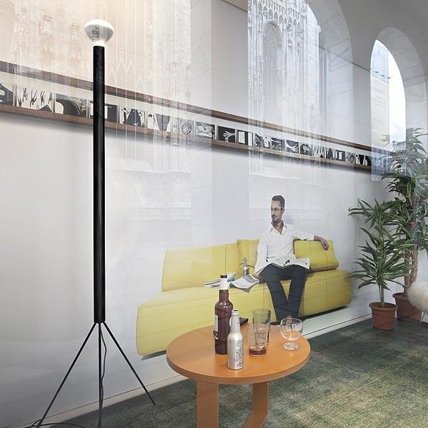 Metal floor lamp | Luminator by Flos