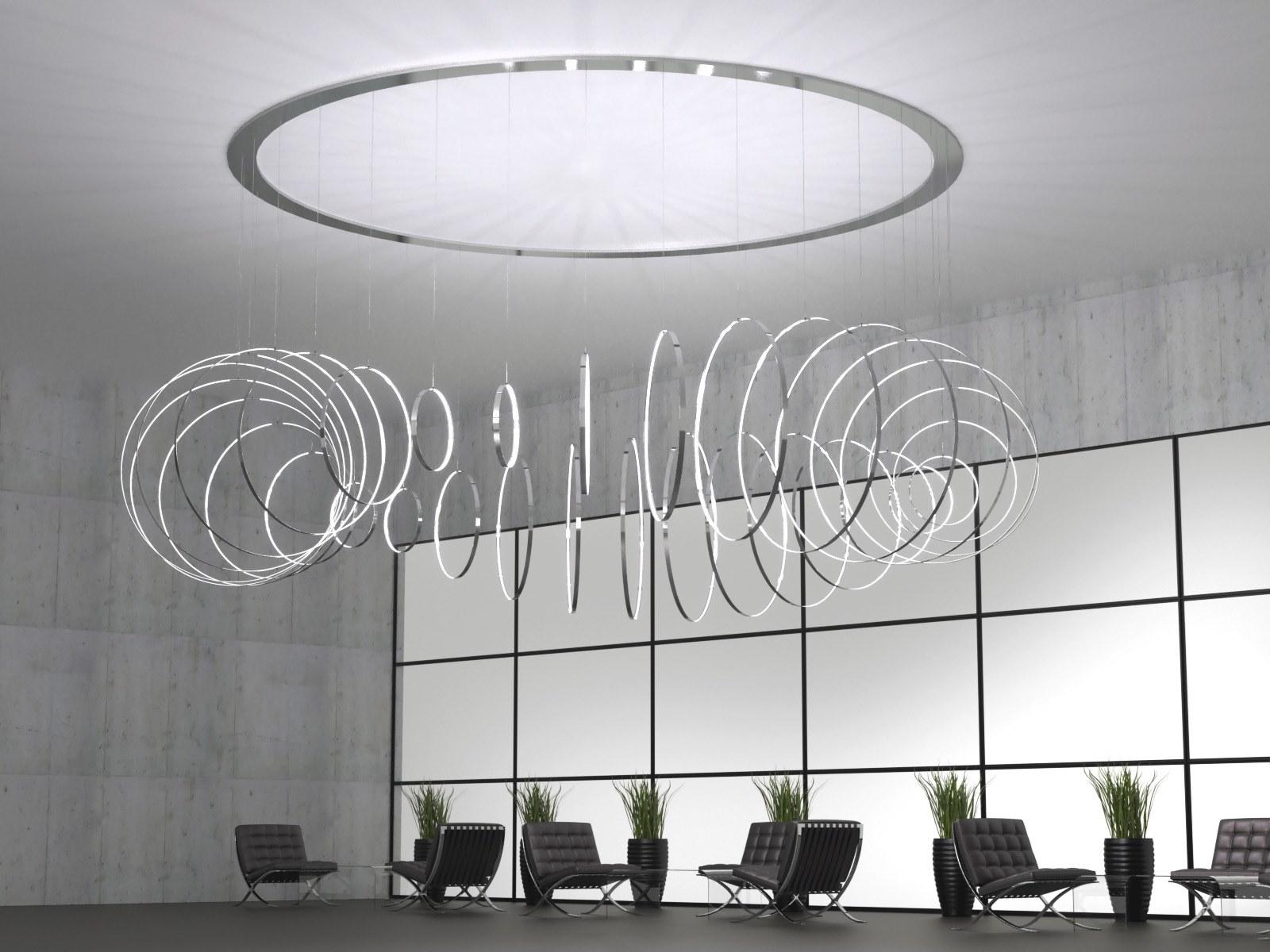 LED pendant lamp | Rings Verticale by Zava